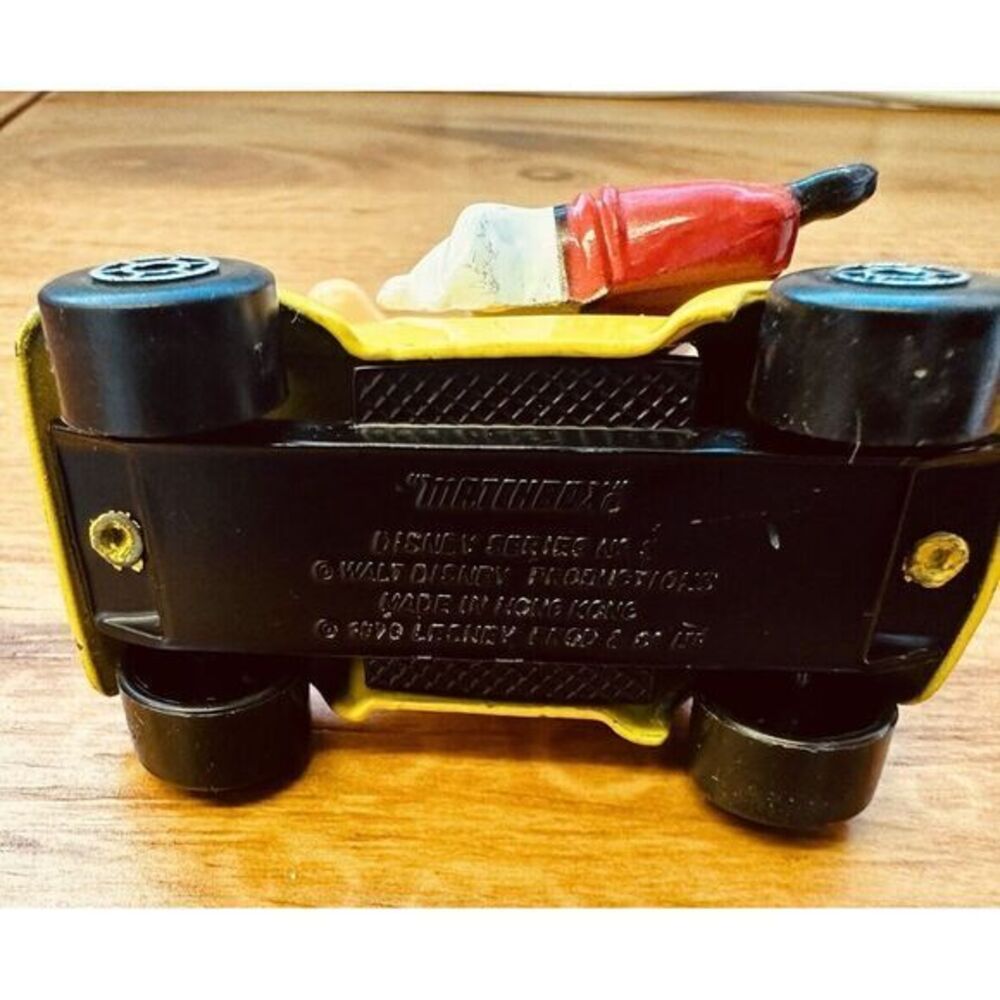 Matchbox Lesney Disney Series #3 Goofy #586 Mickey's Mouse Mail Jeep Blue 1979 - Picture 15 of 16